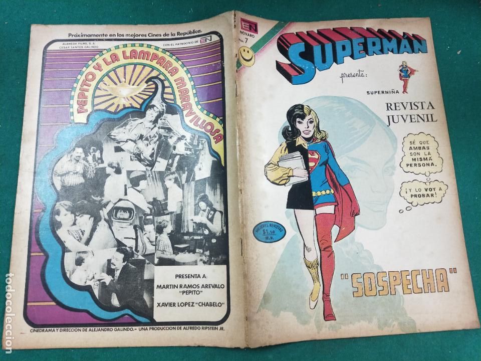 Tebeos: SUPERMAN N&ordm; 883. EDITORIAL NOVARO 1972. - Foto 1