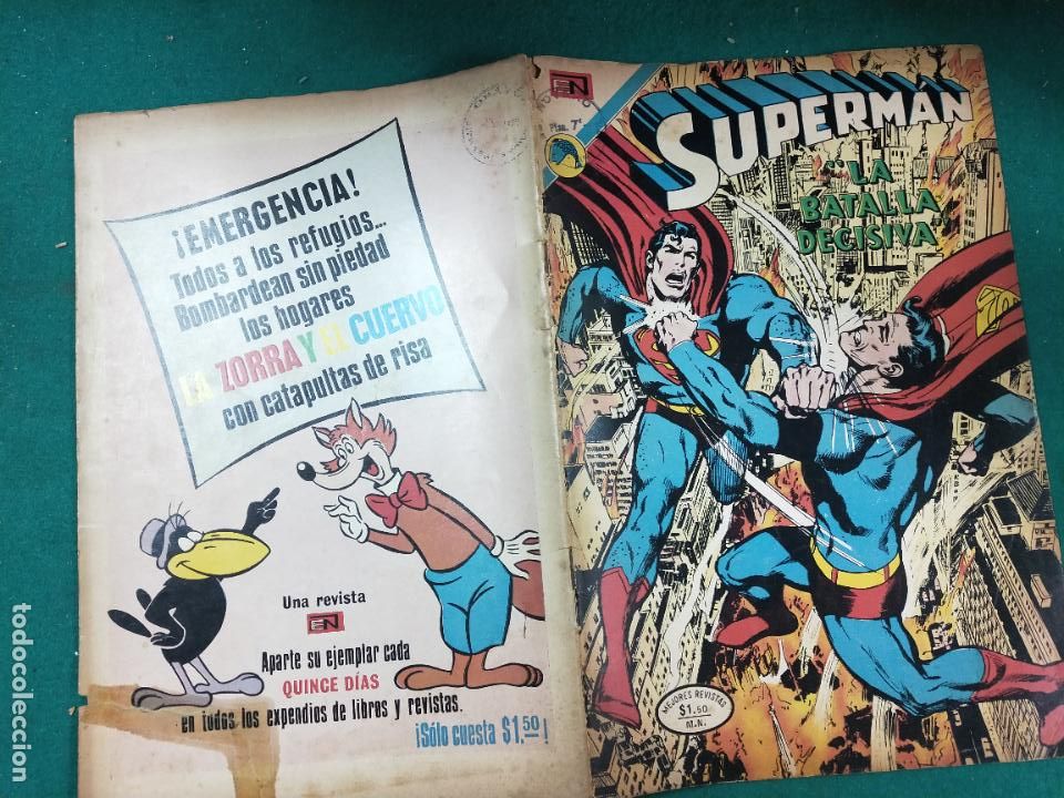 Tebeos: SUPERMAN N&ordm; 902. EDITORIAL NOVARO 1973. - Foto 1