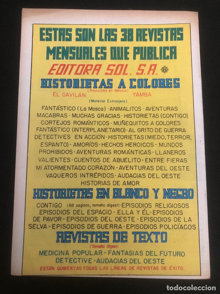 Tebeos: COMIC EPISODIOS EN EL OESTE N&ordm; 41 EDITORIAL SOL - Foto 2