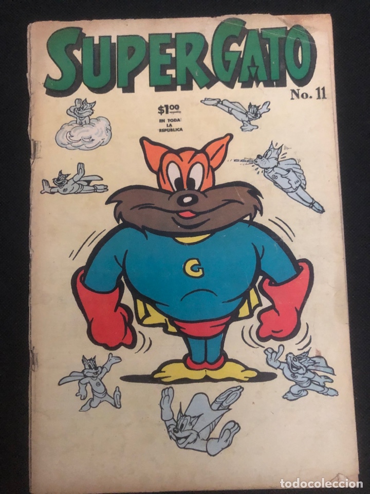 Tebeos: COMIC SUPER GATO N&ordm; 11 EDITORIAL LA PRENSA - Foto 1