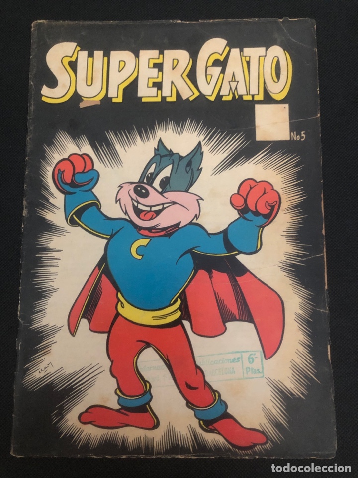 Tebeos: COMIC SUPER GATO N&ordm; 5 EDITORIAL LA PRENSA - Foto 1