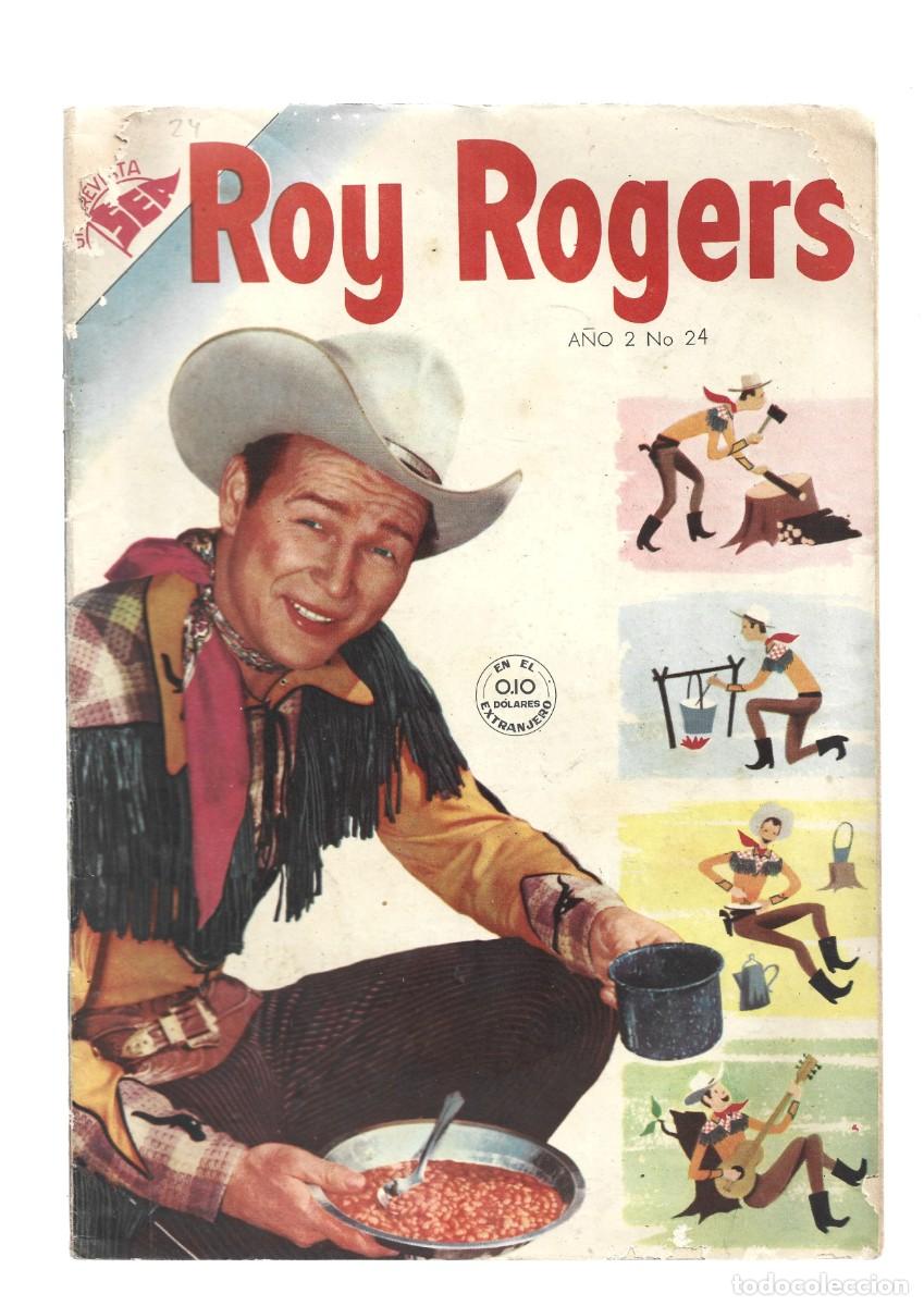 Tebeos: Roy Rogers 24, 1954, Novaro, usado - Foto 1
