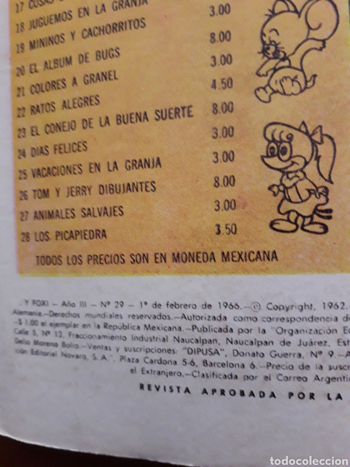 Tebeos: Fix y Foxi num 29. Ed Novaro. &iexcl; Buen estado! - Foto 3