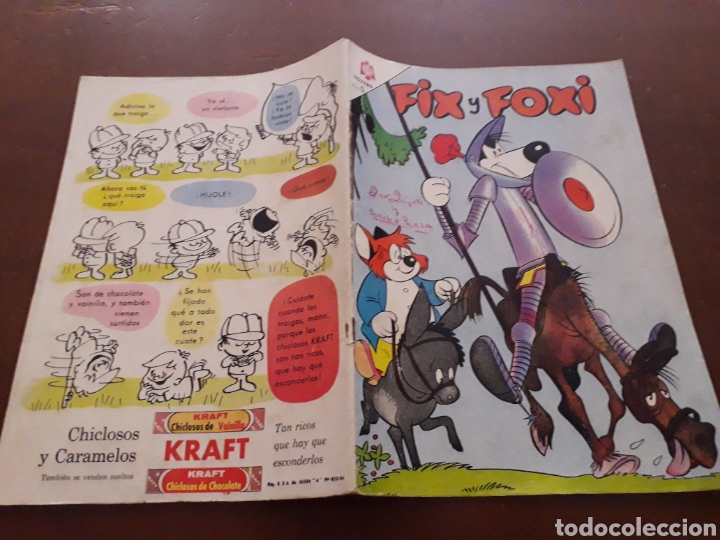 Tebeos: Fix y Foxi num 25. Ed Novaro. Texto en portada - Foto 2