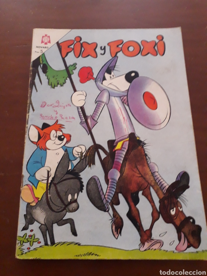 Tebeos: Fix y Foxi num 25. Ed Novaro. Texto en portada - Foto 1