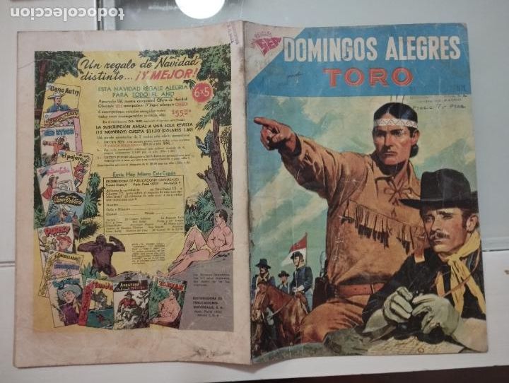 Tebeos: DOMINGOS ALEGRES. TORO. N&ordm; 246 . a&ntilde;o 1958 - Foto 1