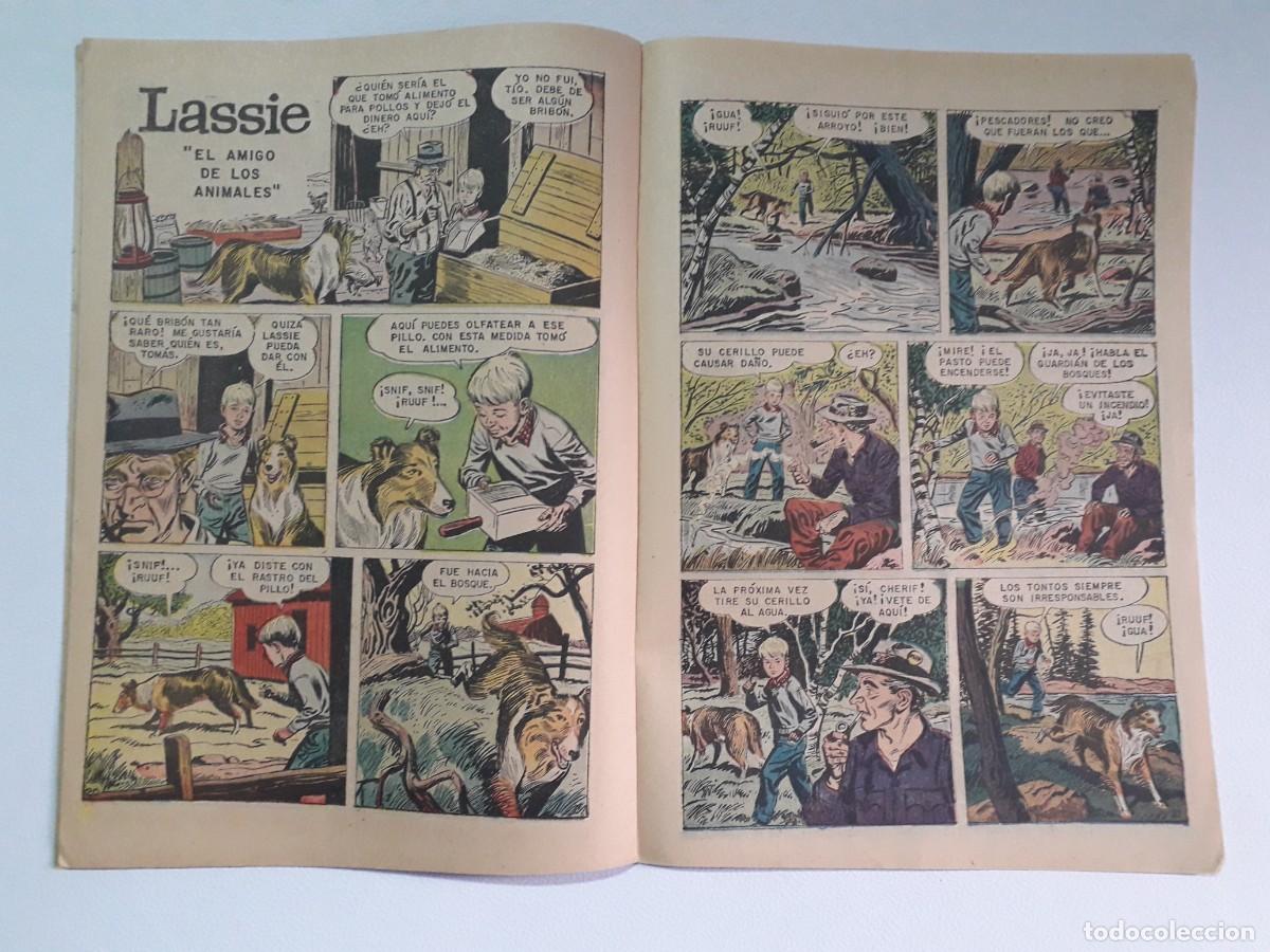 Tebeos: Domingos alegres n&deg; 370 - Lassie - original editorial Novaro - Foto 3