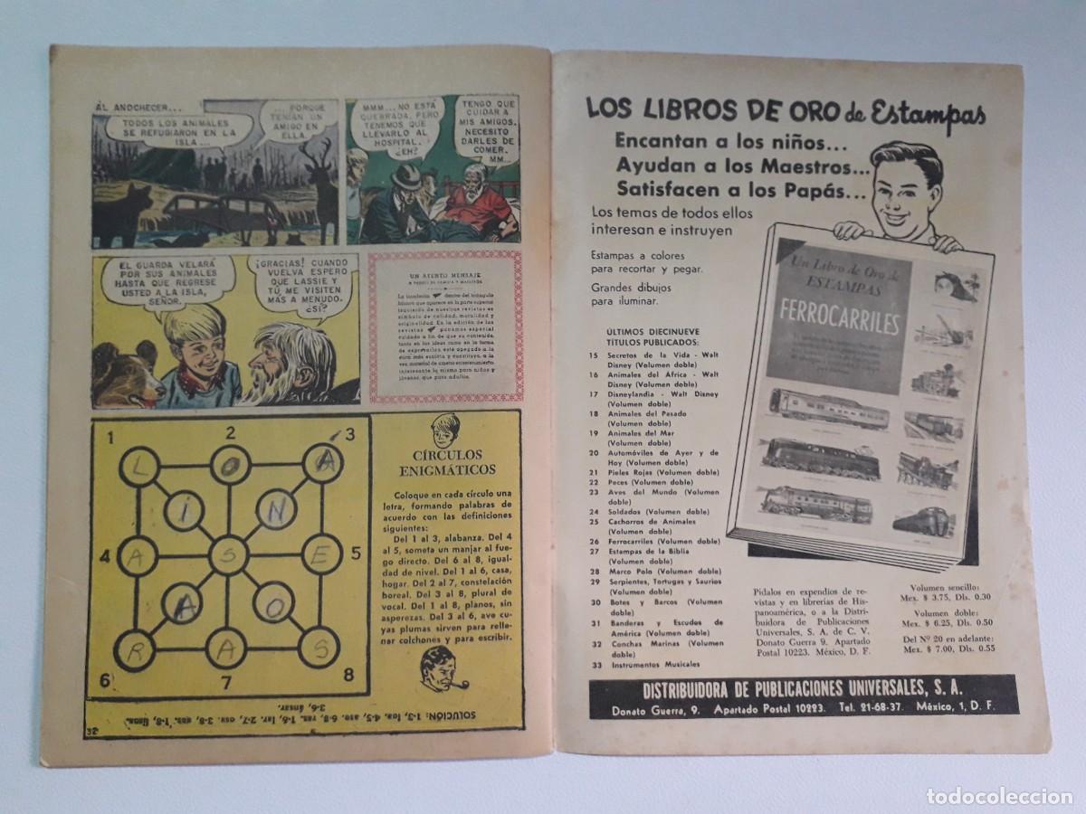 Tebeos: Domingos alegres n&deg; 370 - Lassie - original editorial Novaro - Foto 4