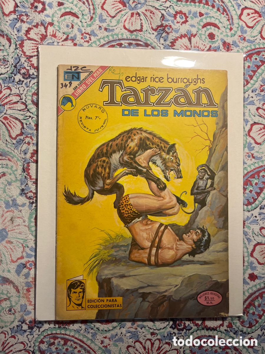 Tebeos: TARZAN DE LOS MONOS, NUMERO 348, (EDITORIAL NOVARO) - Foto 1