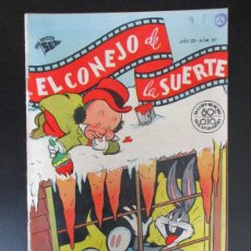 Tebeos: BUGS BUNNY (1950, SEA / NOVARO) -EL CONEJO DE LA SUERTE- 30 · XII-1952 · EL CONEJO DE LA SUERTE. Lote 387474014
