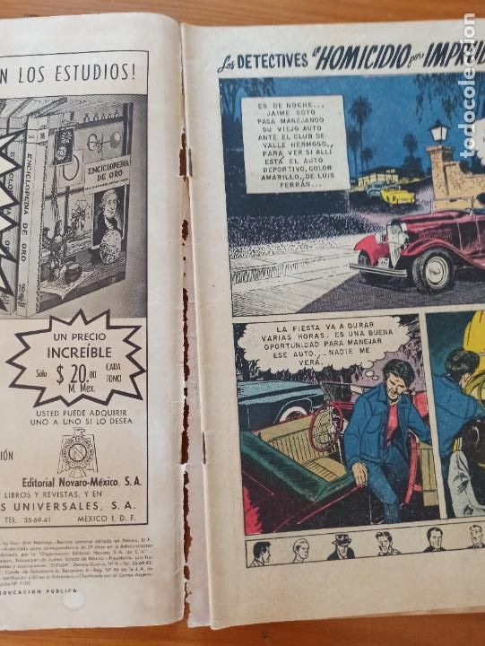 Tebeos: DOMINGOS ALEGRES - A&Ntilde;O X - N&ordm; 515 - PRESENTA LOS DETECTIVES - NOVARO (I&Ntilde;) - Foto 5