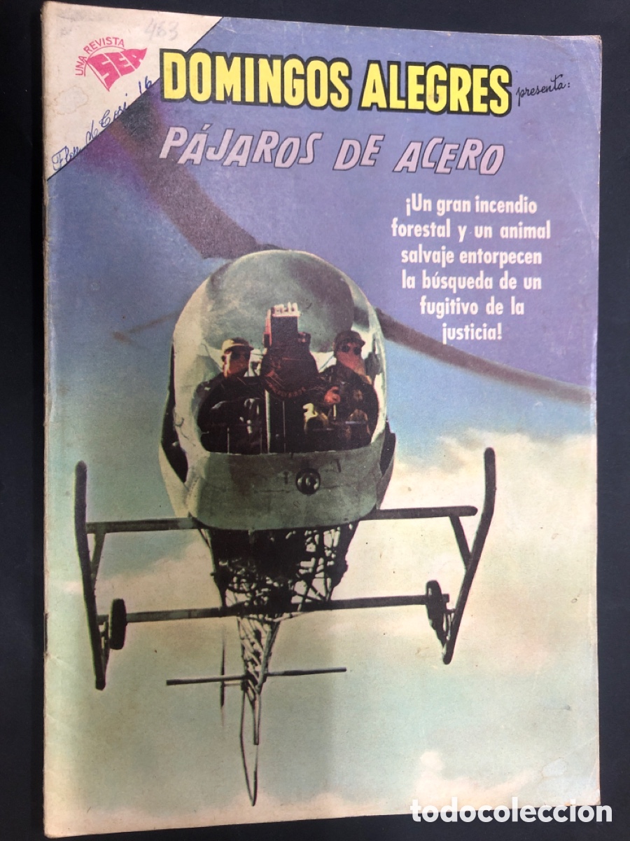 Tebeos: COMIC DOMINGOS ALEGRES N&ordm; 463 EDITORIAL NOVARO PAJAROS DE ACERO - Foto 1