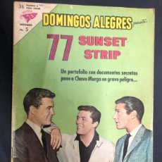 Tebeos: COMIC DOMINGOS ALEGRES Nº 490 EDITORIAL NOVARO 77 SUNSET STRIP