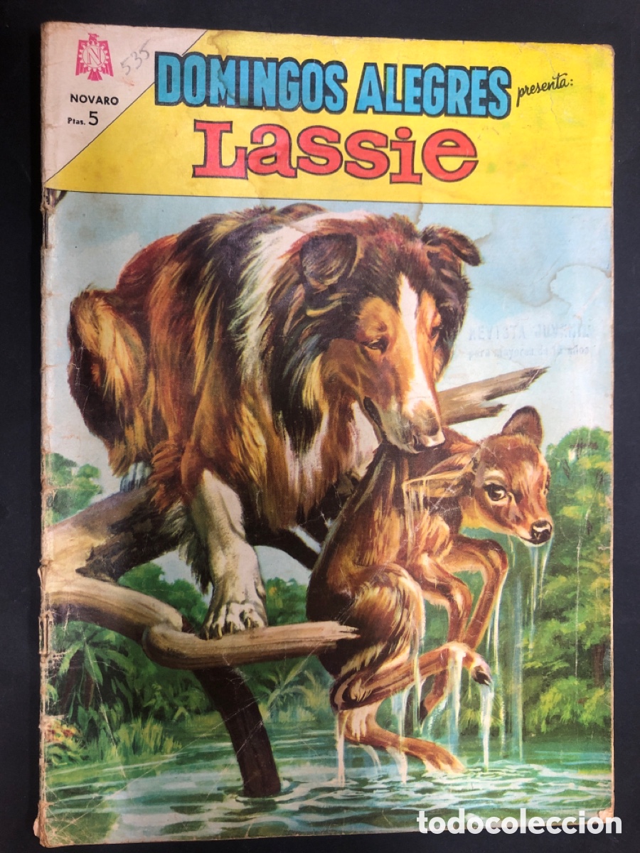 Tebeos: COMIC DOMINGOS ALEGRES N&ordm; 535 EDITORIAL NOVARO LASSIE - Foto 1