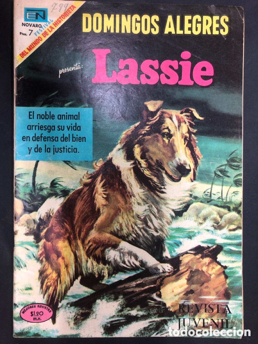 Tebeos: COMIC DOMINGOS ALEGRES N&ordm; 799 EDITORIAL NOVARO LASSIE - Foto 1