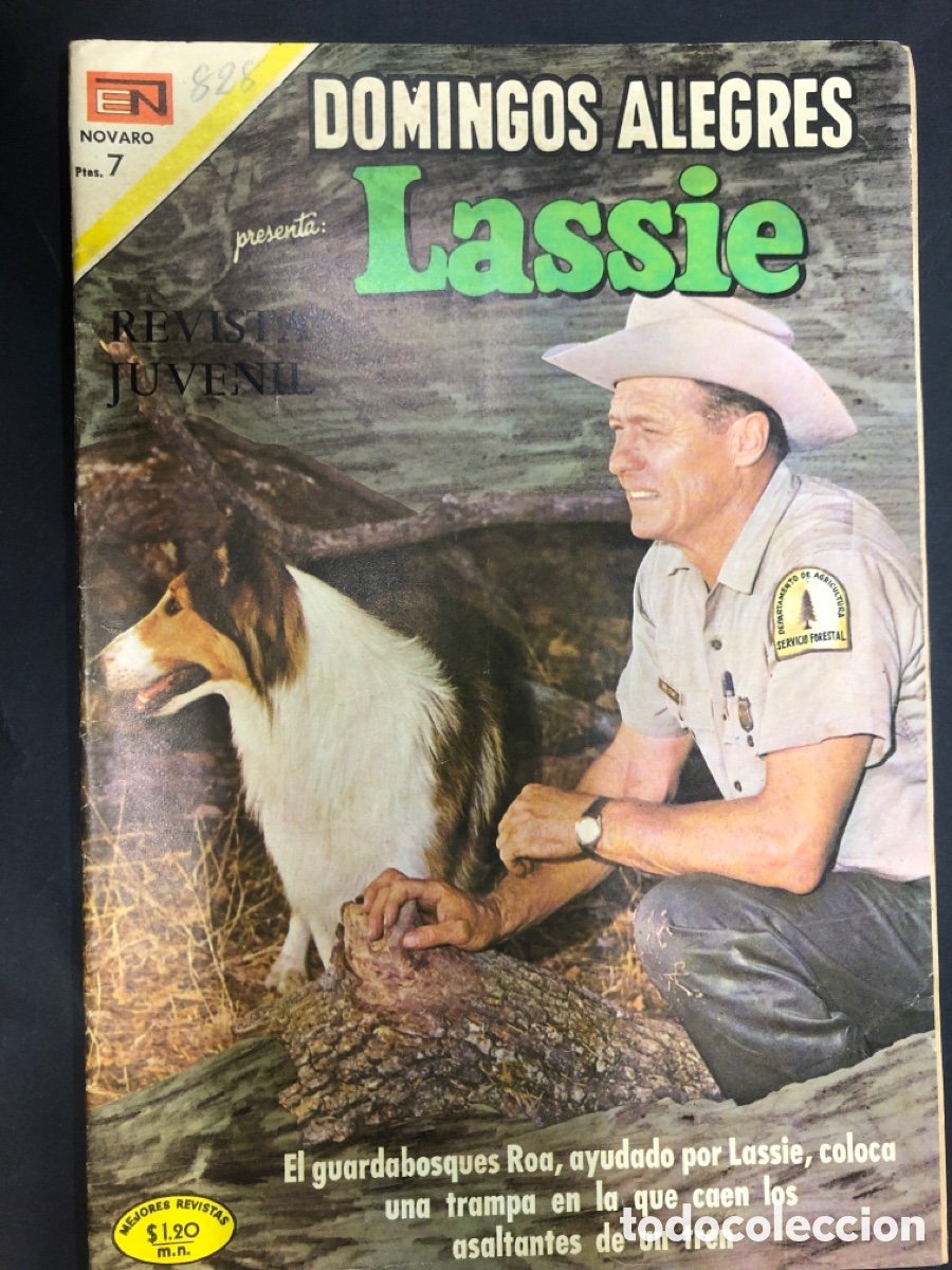 Tebeos: COMIC DOMINGOS ALEGRES N&ordm; 828 EDITORIAL NOVARO LASSIE - Foto 1