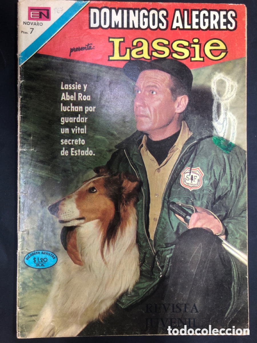 Tebeos: COMIC DOMINGOS ALEGRES N&ordm; 867 EDITORIAL NOVARO LASSIE - Foto 1