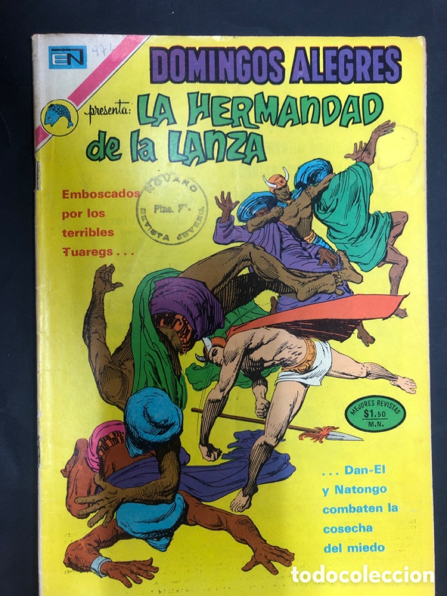 Tebeos: COMIC DOMINGOS ALEGRES N&ordm; 972 EDITORIAL NOVARO LA HERMANDAD DE LA LANZA - Foto 1