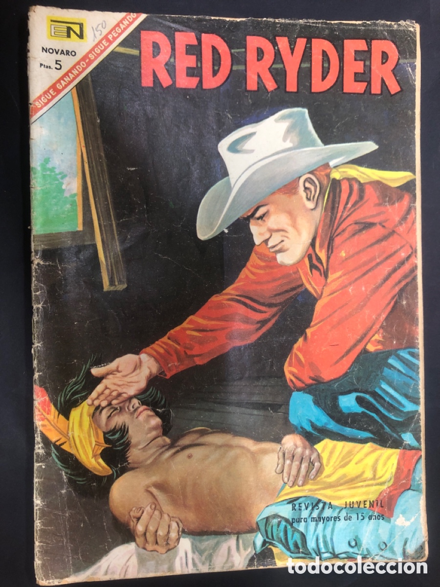 Tebeos: COMIC RED RYDER N&ordm; 150 EDITORIAL NOVARO - Foto 1