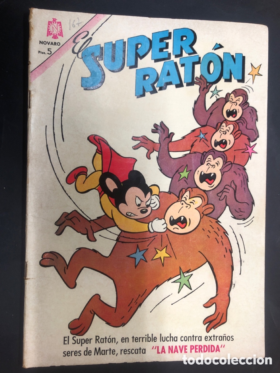 Tebeos: COMIC SUPER RATON N&ordm; 167 EDITORIAL NOVARO - Foto 1