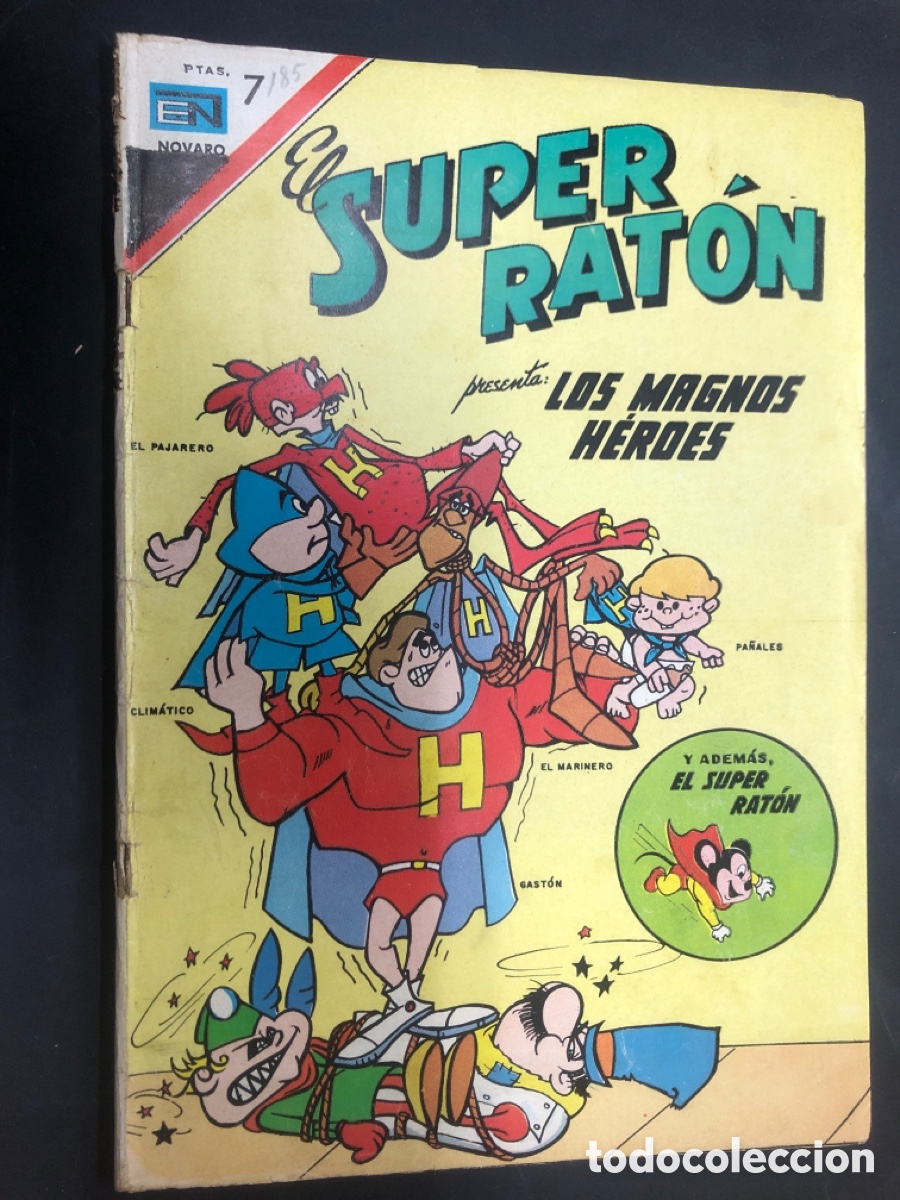 Tebeos: COMIC SUPER RATON N&ordm; 185 EDITORIAL NOVARO - Foto 1