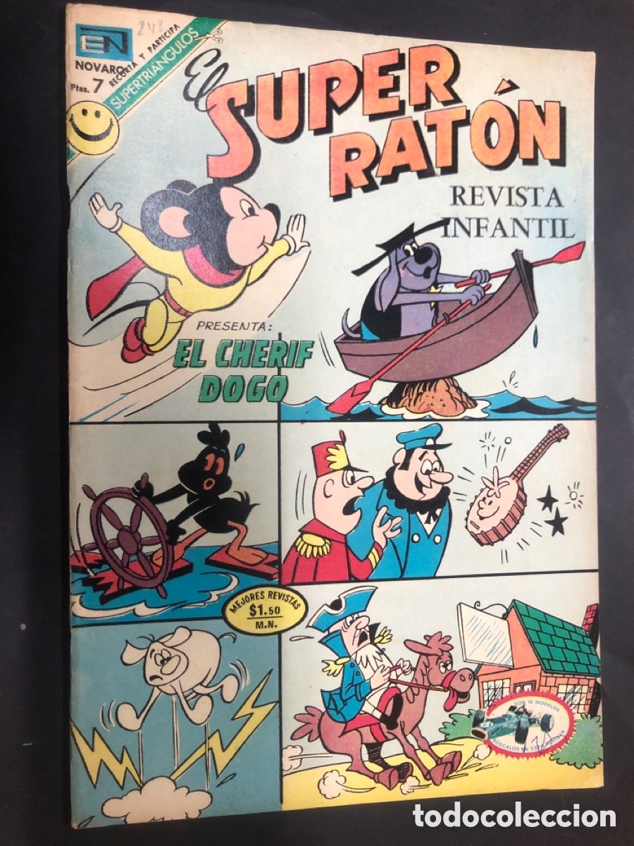 Tebeos: COMIC SUPER RATON N&ordm; 242 EDITORIAL NOVARO - Foto 1