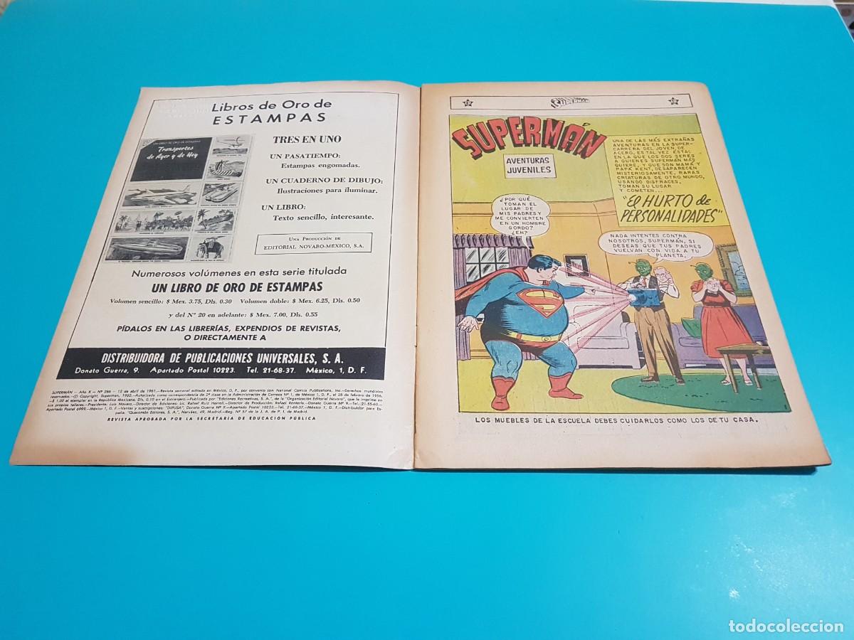 Tebeos: Superman, N&ordm; 286, Novaro. - Foto 2