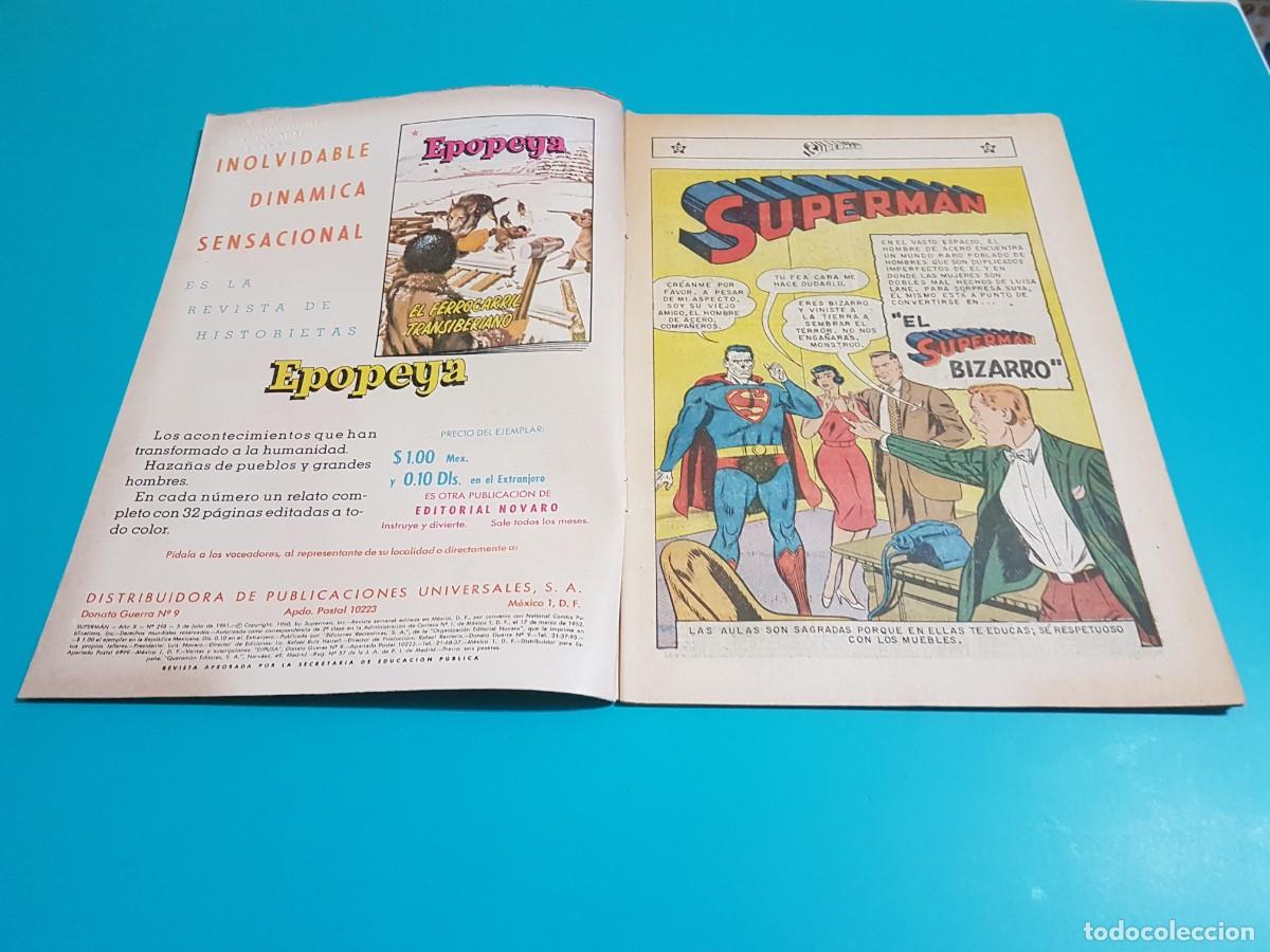 Tebeos: Superman, N&ordm; 298, Novaro. - Foto 2