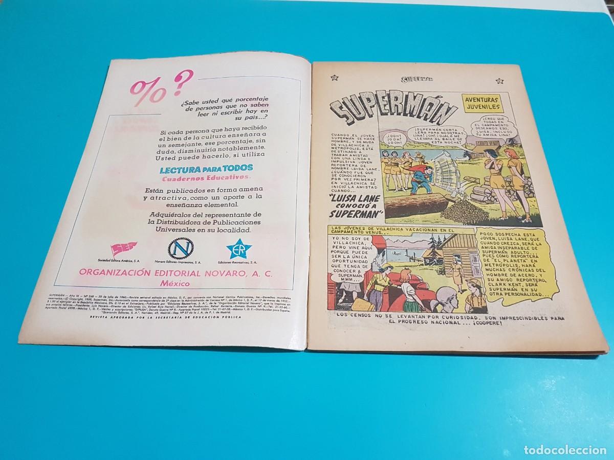 Tebeos: Superman, N&ordm; 248, Novaro. - Foto 2