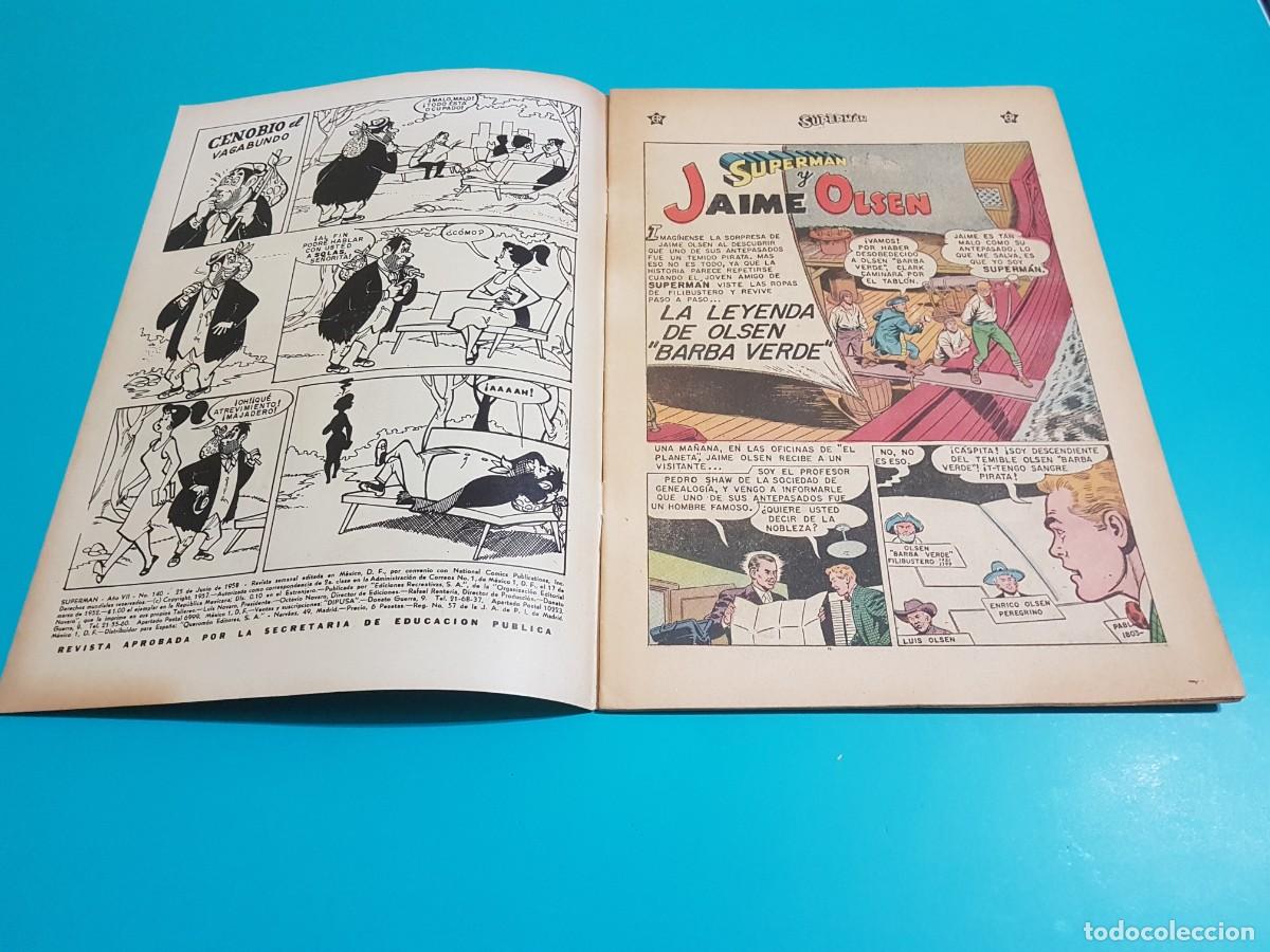 Tebeos: Superman, N&ordm; 140, Novaro. - Foto 2