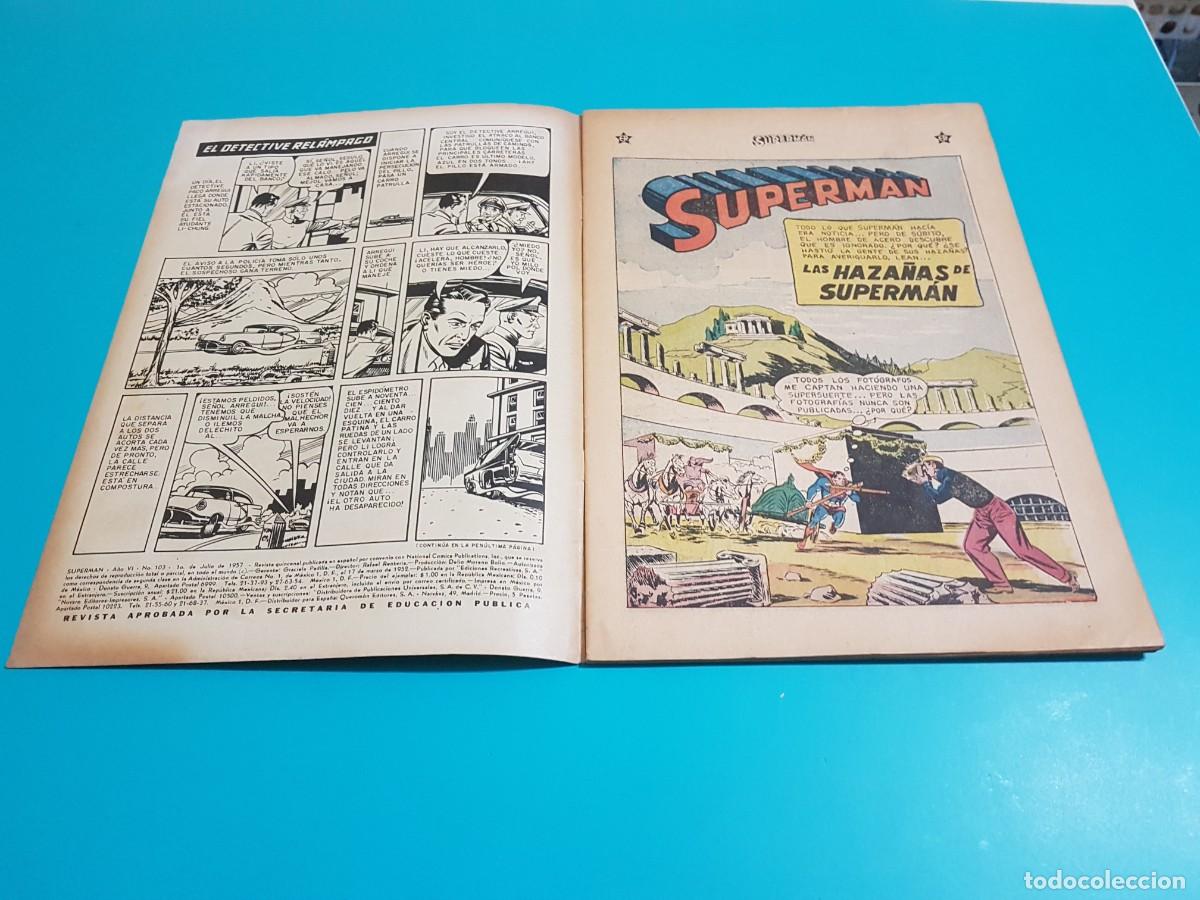Tebeos: Superman, N&ordm; 103, Novaro. - Foto 2