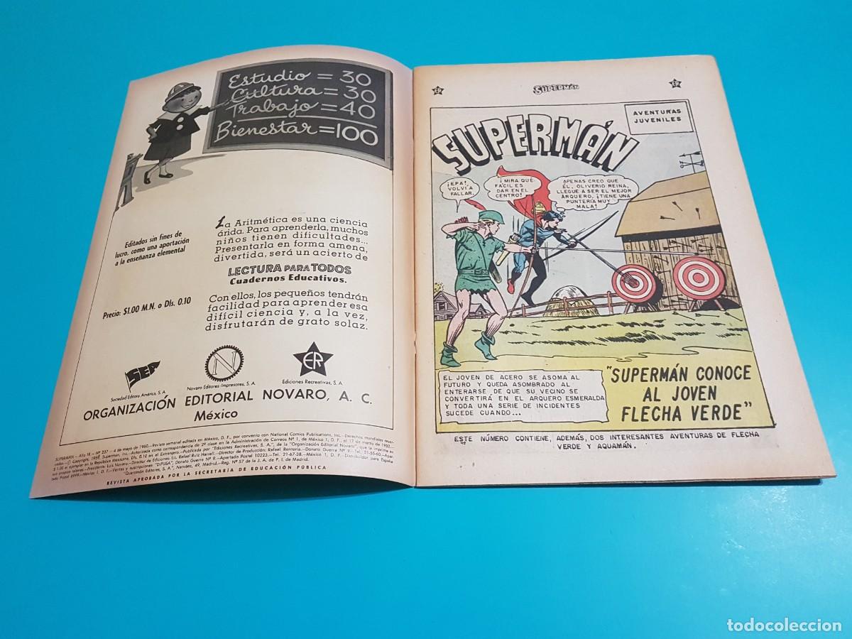 Tebeos: Superman, N&ordm; 237, Novaro. - Foto 2