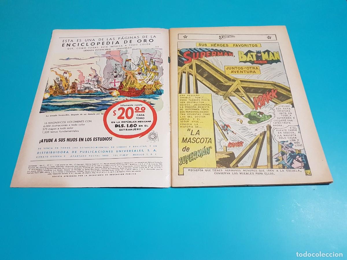 Tebeos: Superman, N&ordm; 311, Novaro. - Foto 2