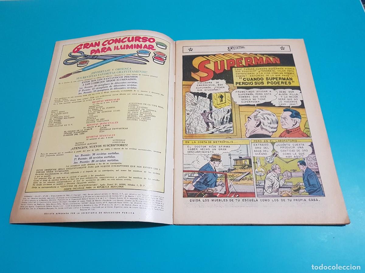 Tebeos: Superman, N&ordm; 426, Novaro. - Foto 2