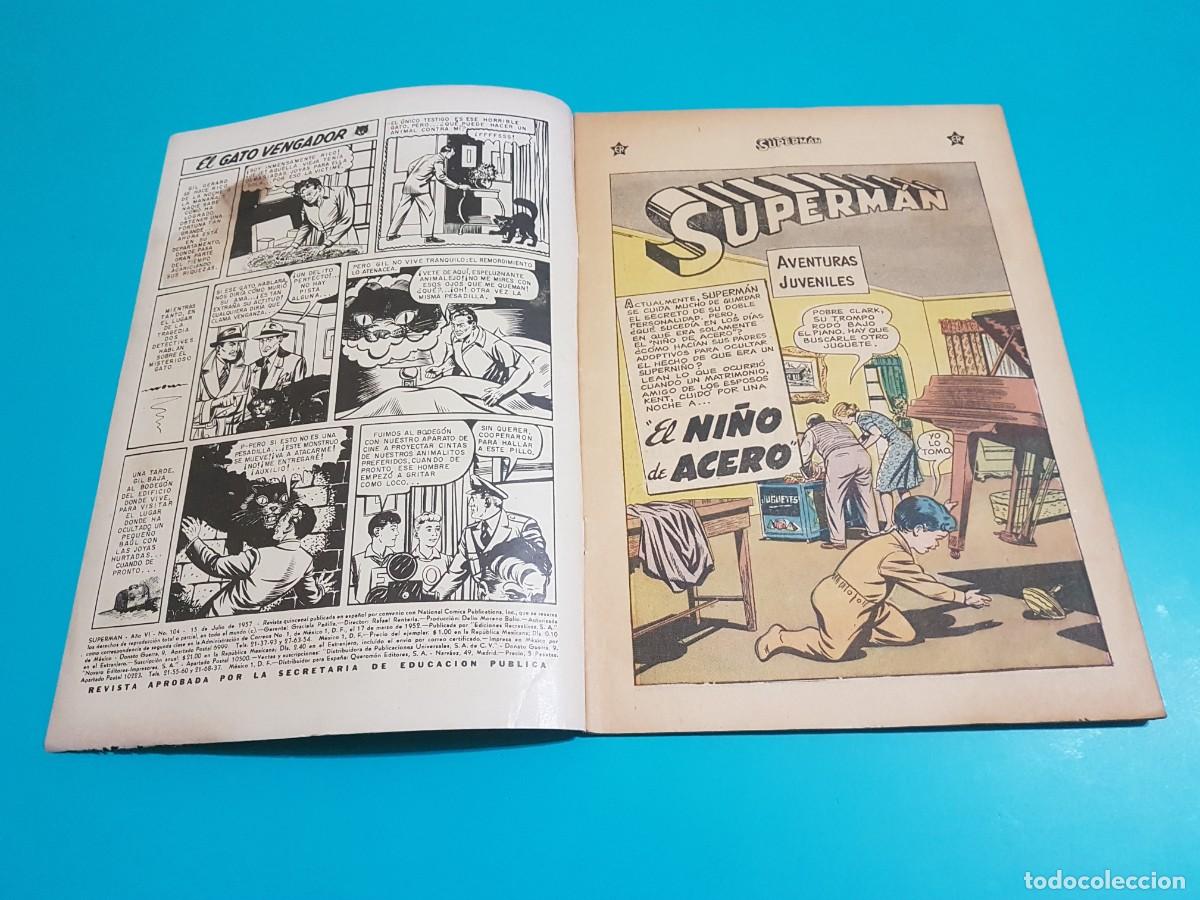 Tebeos: Superman, N&ordm; 104, Novaro. - Foto 2
