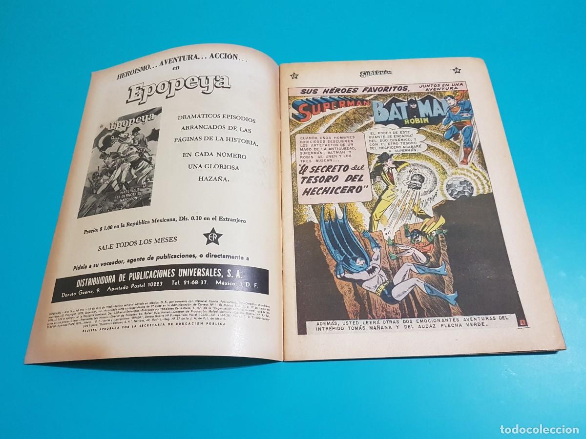 Tebeos: Superman, N&ordm; 234, Novaro. - Foto 2