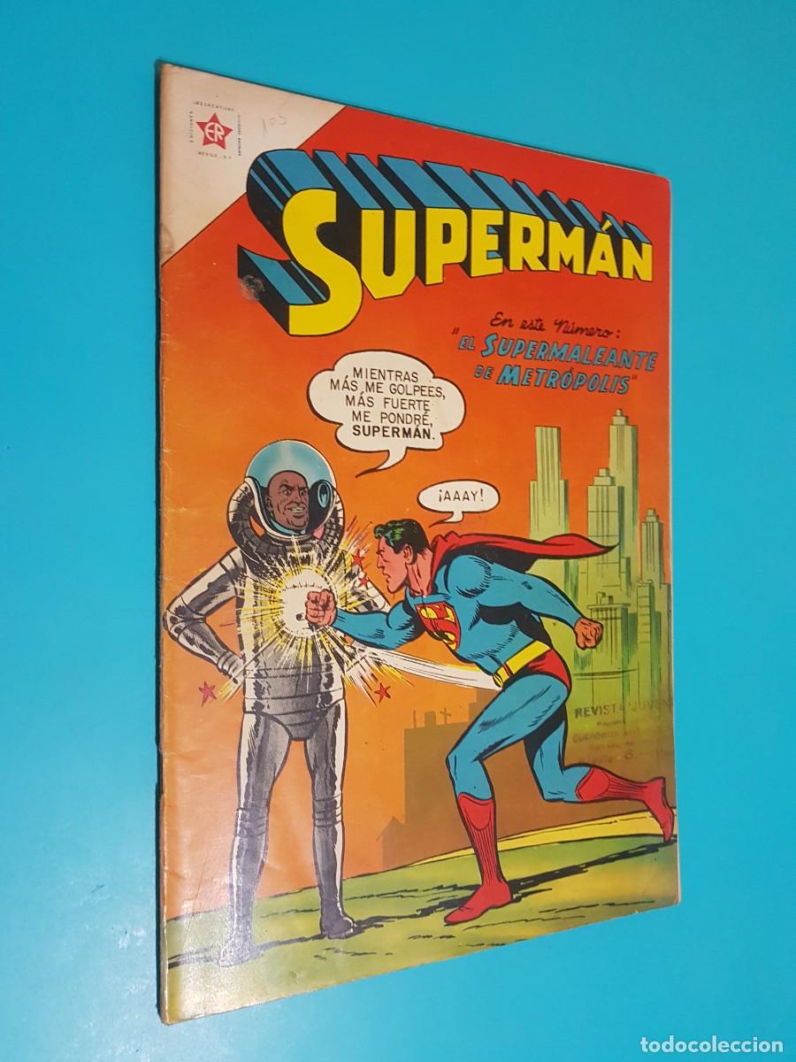Tebeos: Superman, N&ordm; 105, Novaro. - Foto 1
