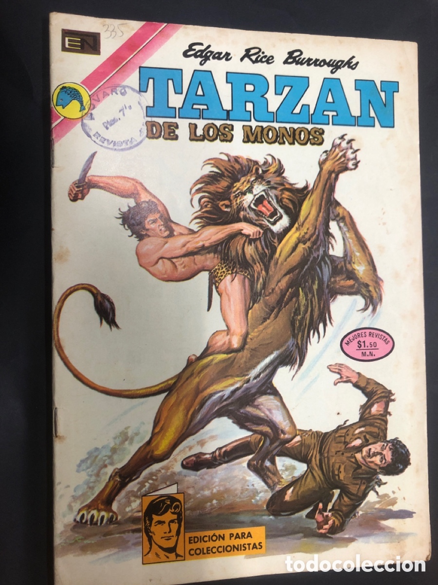 Tebeos: COMIC TARZAN N&ordm; 335 EDITORIAL NOVARO - Foto 1