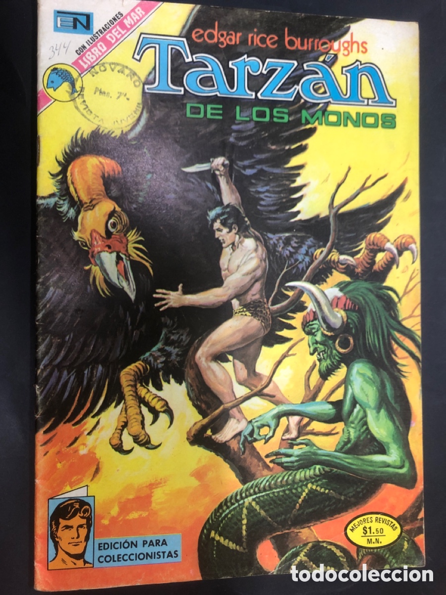 Tebeos: COMIC TARZAN N&ordm; 344 EDITORIAL NOVARO - Foto 1