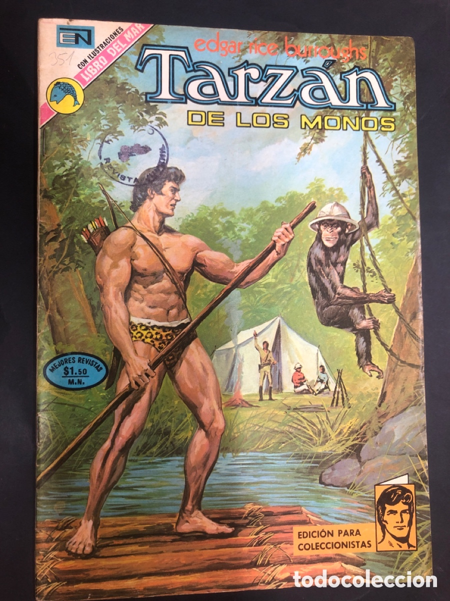 Tebeos: COMIC TARZAN N&ordm; 351 EDITORIAL NOVARO - Foto 1