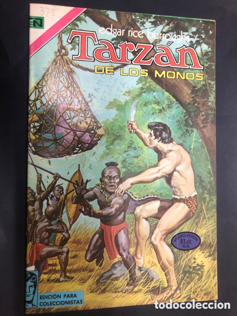 Tebeos: COMIC TARZAN N&ordm; 375 EDITORIAL NOVARO - Foto 1