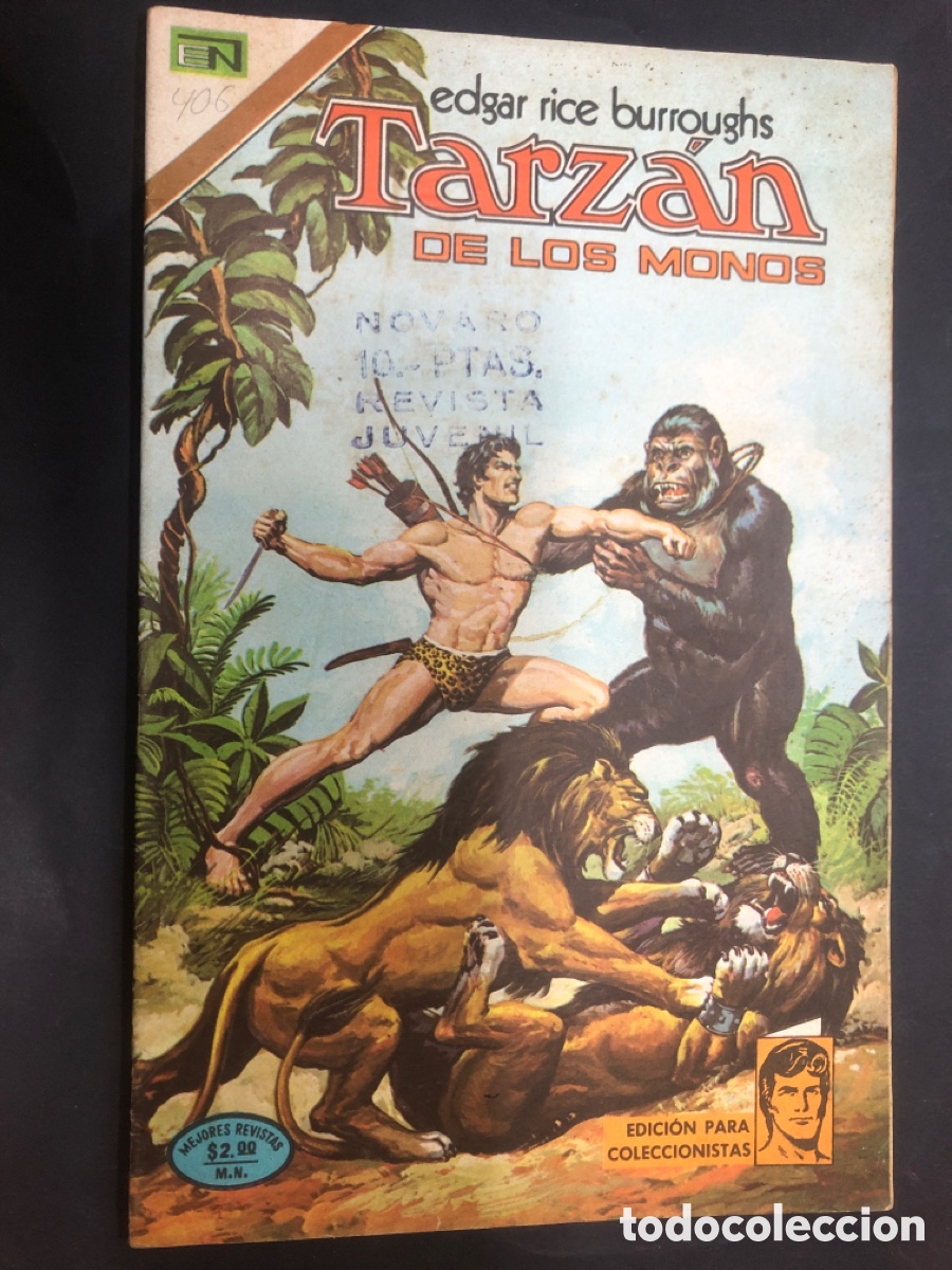 Tebeos: COMIC TARZAN N&ordm; 406 EDITORIAL NOVARO - Foto 1