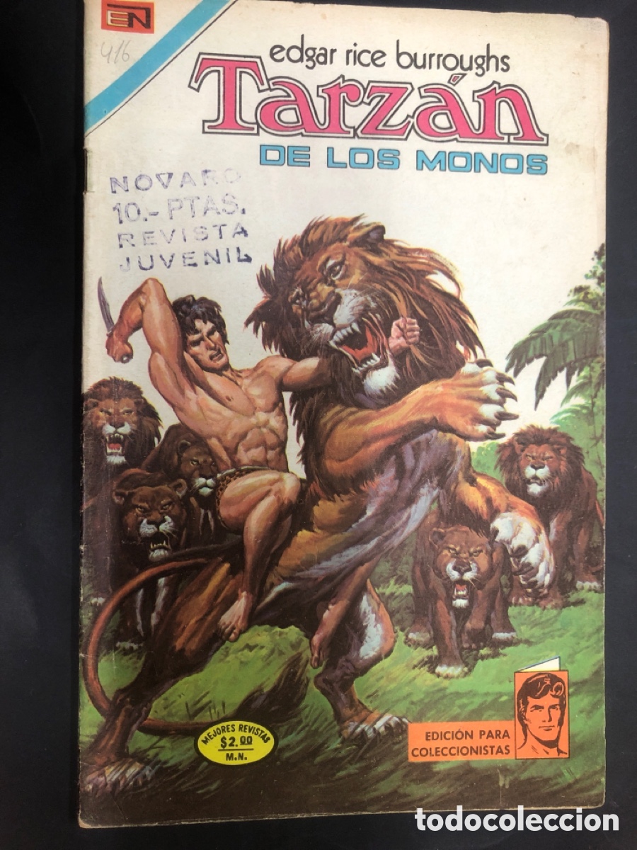 Tebeos: COMIC TARZAN N&ordm; 416 EDITORIAL NOVARO - Foto 1
