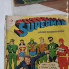 Tebeos: SUPERMAN ER NOVARO 1963 PRES. CAMPEONES DE LA JUSTICIA PIEZA UNICA JOYITA