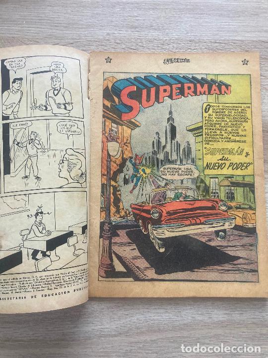 Tebeos: SUPERMAN N&ordm; 145. SUPERMAN Y SU NUEVO PODER. NOVARO 1958 - Foto 2