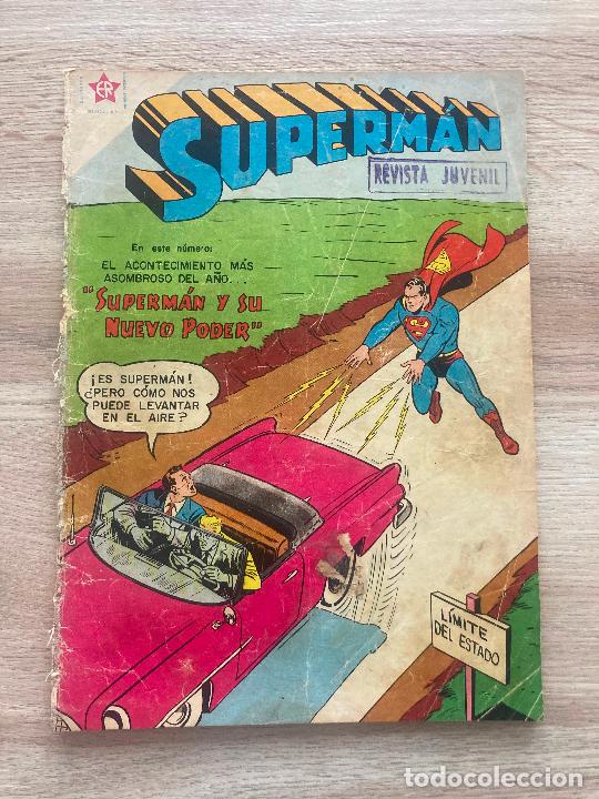 Tebeos: SUPERMAN N&ordm; 145. SUPERMAN Y SU NUEVO PODER. NOVARO 1958 - Foto 1