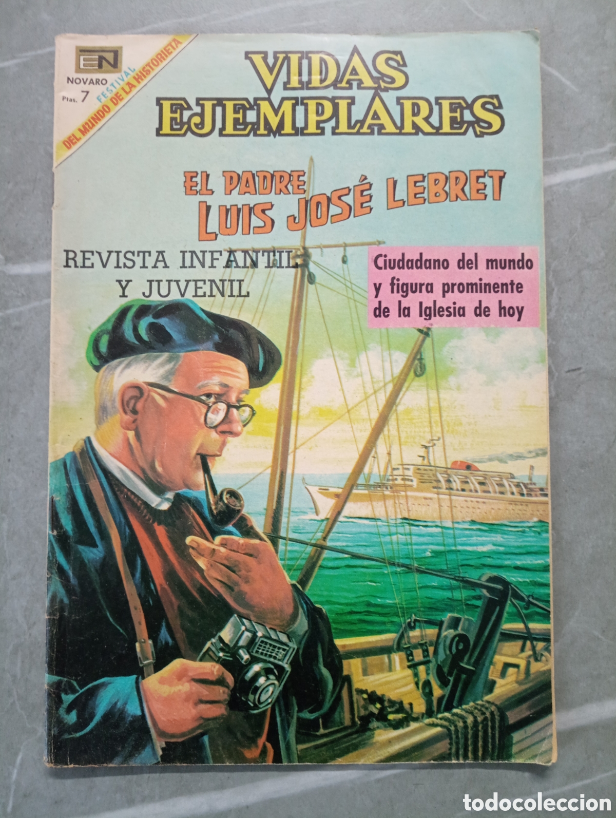 Tebeos: Novaro vidas ejemplares el padre luis jose lebret - Foto 1