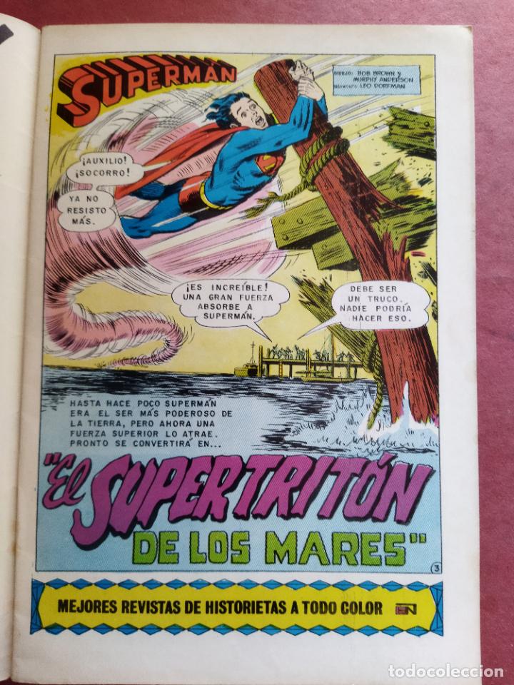 Tebeos: NOVARO - SUPERMAN N&ordm; 971 - EL SUPERTRITON DE LOS MARES - Foto 2