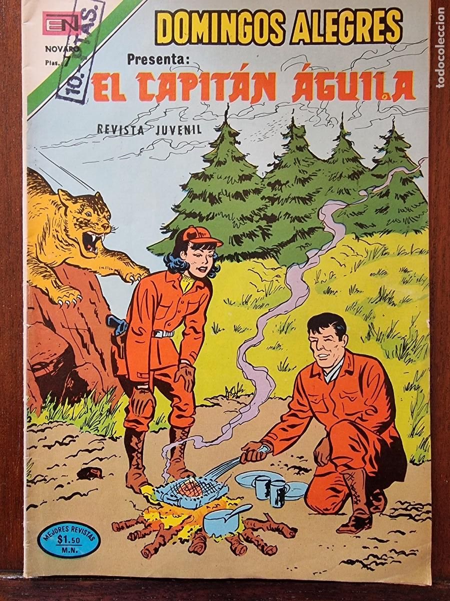 Tebeos: Domingos Alegres 1019 El Capitan Aguila.Novaro - Foto 1