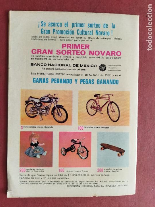 Tebeos: NOVARO - EL CONEJO DE LA SUERTE N&ordm; 256 - 1967 - Foto 5